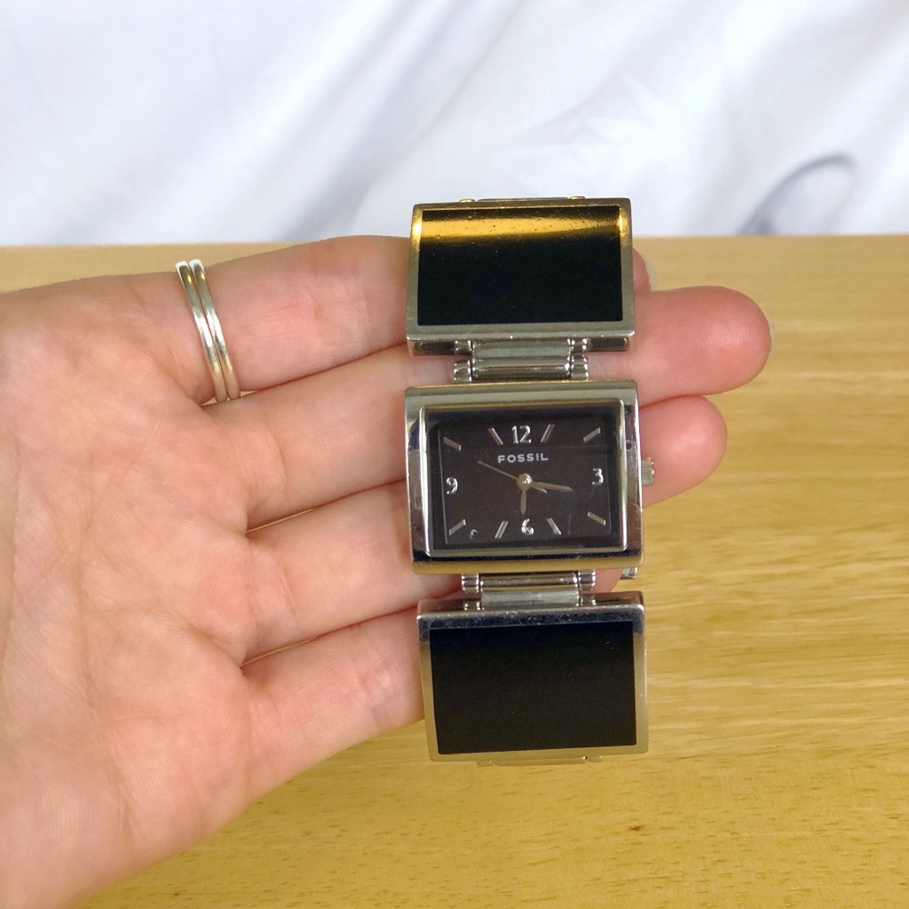 Fossil Black Stainless Steel Watch